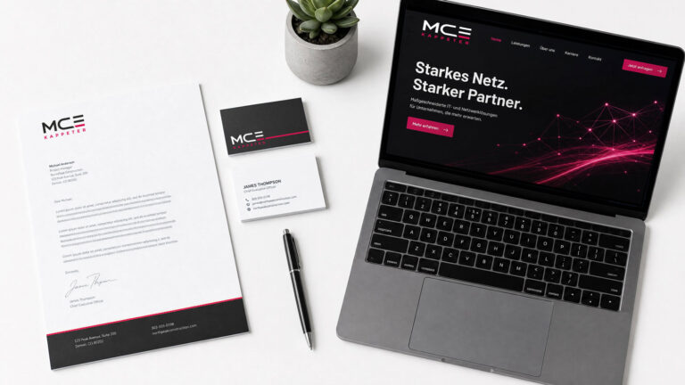 Corporate Design Agentur – konsistentes Branding auf Website, Visitenkarte und Social Media