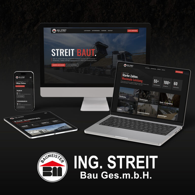 Streit Bau Website Relaunch